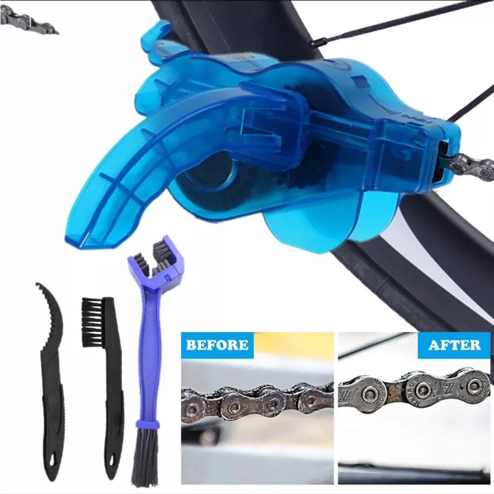 Bicycle Chain Cleaning Brush Set / Cleaner Chains Gear Grunge Bike Wash …